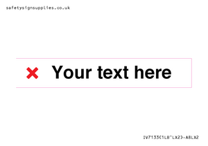 Custom plain background, red cross sign